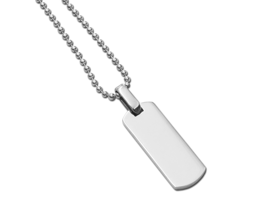 Halsband Steel Tag Miniproduktbild #1