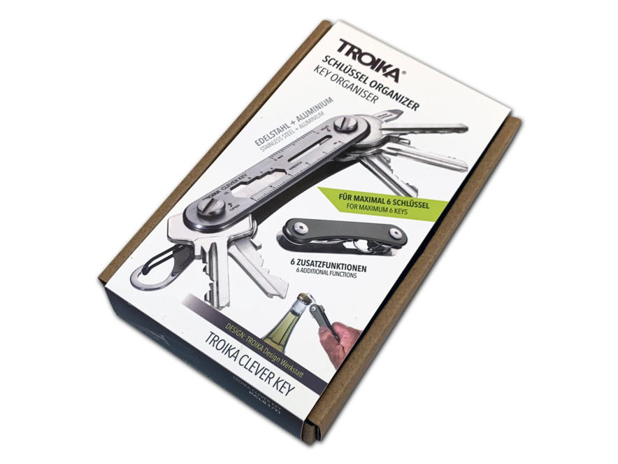 Nyckelring Troika Clever Key Gråproduktbild #5