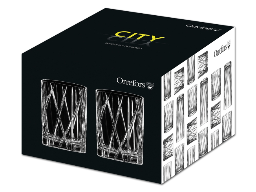 Whiskyglas Orrefors City Old Fashioned 25 cl 4-packproduktbild #3