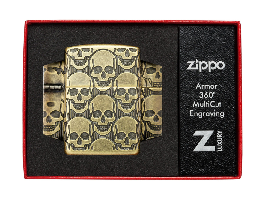 Zippo Armor Skulls Cackling Craniumproduktbild #3
