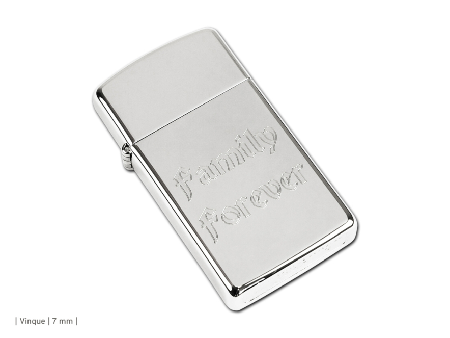 Zippo High Polish Chrome Slimproduktbild #2