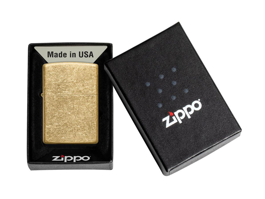 Zippo Tumbled Brassproduktbild #3