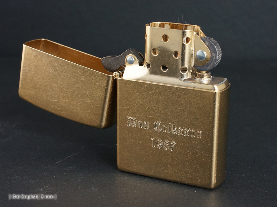 Zippo Tumbled Brassproduktbild #4
