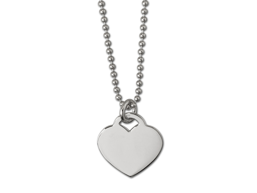 Halsband Hjärta Silver Eliseproduktbild #2