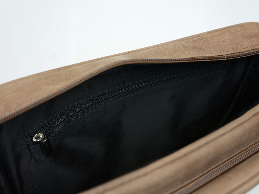 Necessär Pfeilring Double Brown Leatherproduktbild #3
