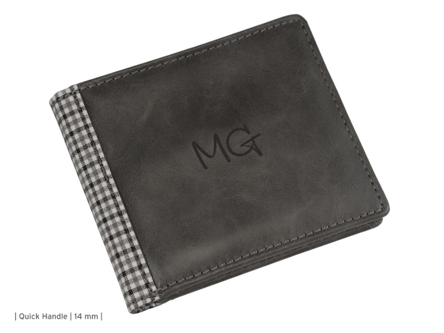 Plånbok Jacob Jones Grey & Checkproduktbild #2