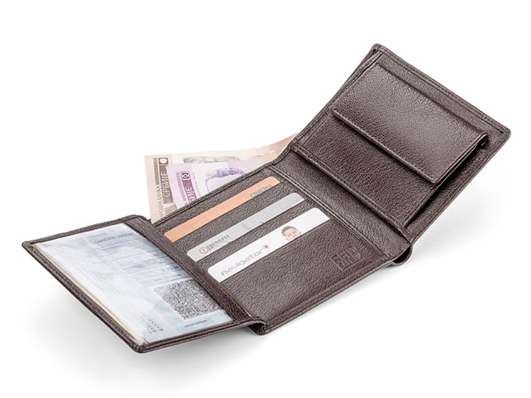 Plånbok Herr Läder RFID Emilio Brunproduktbild #3