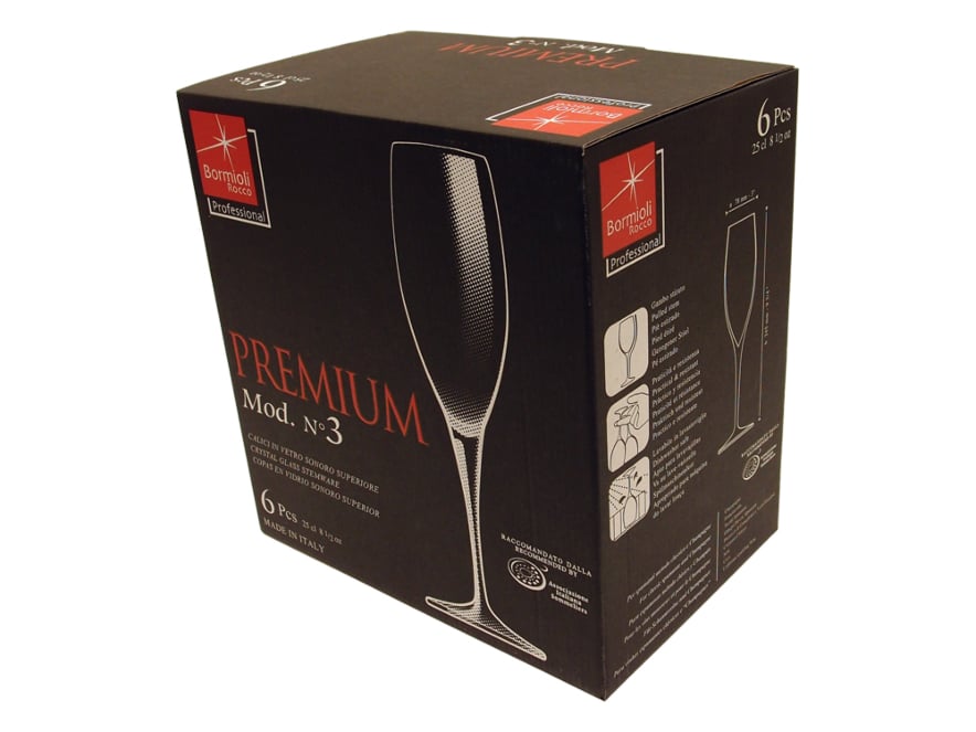 Champagneglas Bormioli Rocco Premium N3 6 stproduktbild #2