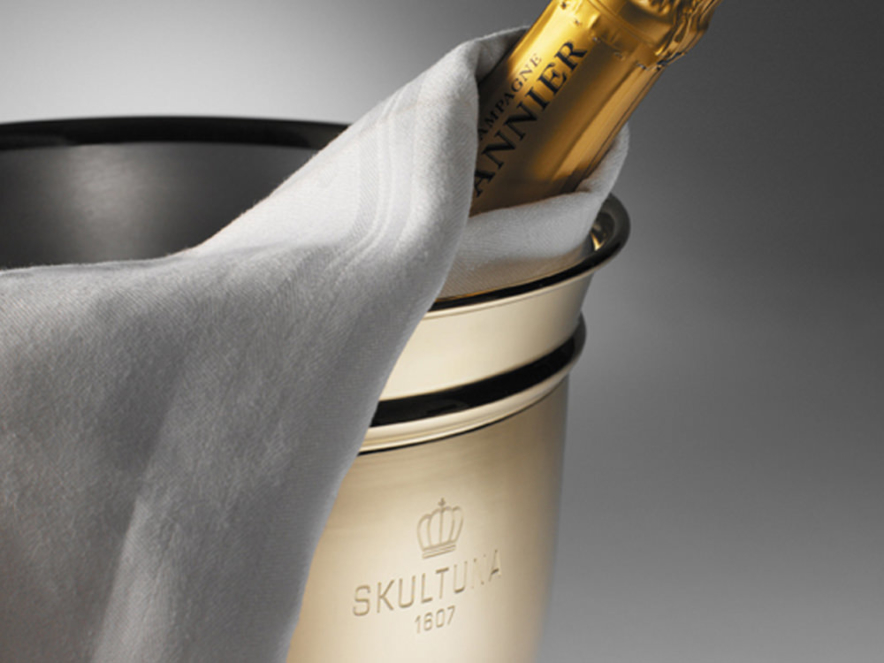 Champagne & Vinkylare Skultuna 1607 Polished Brassproduktbild #3