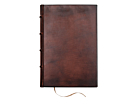 Gästbok Cicero Antik Läder Brun 180 x 260 mmproduktminiatyrbild #1