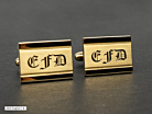 Manschettknappar Chicago Goldenproduktminiatyrbild #3
