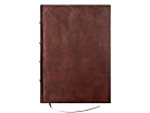 Gästbok Cicero Antik Läder Brun 260 x 360 mmproduktminiatyrbild #1