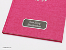 Gästbok Paperstyle Rosa 175 x 245 mmproduktminiatyrbild #2