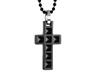 Halsband Kors Svart Cristianoproduktminiatyrbild #1