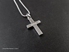 Halsband Kors Silver Herrproduktminiatyrbild #3