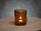 Ljuslykta Bärnsten Fanni K Bubble Amber 14 cmproduktminiatyrbild #2