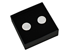 Manschettknappar Milano Silver Circleproduktminiatyrbild #1