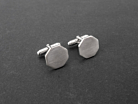 Manschettknappar Milano Silver Octagonproduktminiatyrbild #2