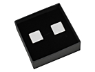 Manschettknappar Milano Silver Squareproduktminiatyrbild #1