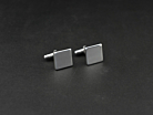 Manschettknappar Milano Silver Squareproduktminiatyrbild #3