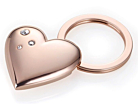 Nyckelring Hjärta Troika Shiny Rose Swarovskiproduktminiatyrbild #1
