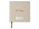 Minnesbok Begravning Paperstyle Beige 185 x 185 mmproduktminiatyrbild #1