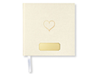 Gästbok Bröllop Paperstyle Hjärta Guld 185 x 185 mmproduktminiatyrbild #1