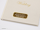 Gästbok Bröllop Paperstyle Wedding 185 x 185 mmproduktminiatyrbild #3