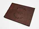 Gästbok Cicero Vintage Läder Brun 300 x 210 mmproduktminiatyrbild #5