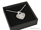 Halsband Hjärta Silver Eliseproduktminiatyrbild #3