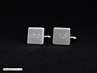Manschettknappar Milano Silver Squareproduktminiatyrbild #2