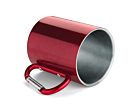 Metallmugg Karbinhake Forest Rödproduktminiatyrbild #5