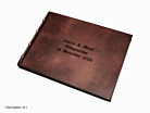 Gästbok Cicero Vintage Läder Brun 240 x 170 mmproduktminiatyrbild #4