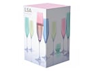 Champagneglas LSA Polka Pastel 4-packproduktminiatyrbild #2