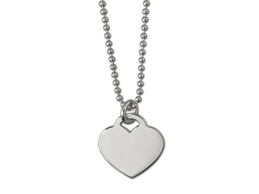 Halsband Hjärta Silver Eliseproduktzoombild #2