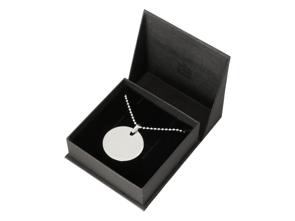 Halsband Silver Circle – utan gravyr Halsband Silver Circle – utan gravyr