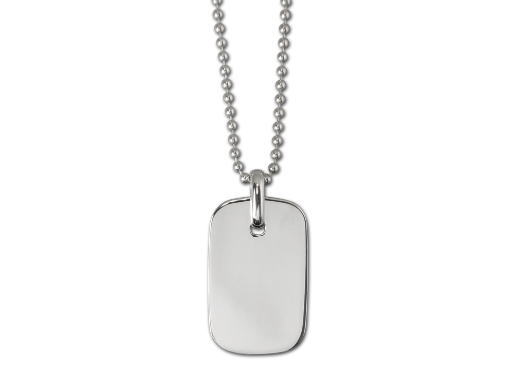 Halsband ID Tag Silverproduktzoombild #2