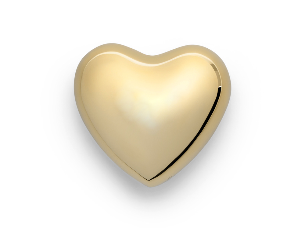 Hjärta Skultuna 1607 Polished Brass Smallproduktzoombild #1