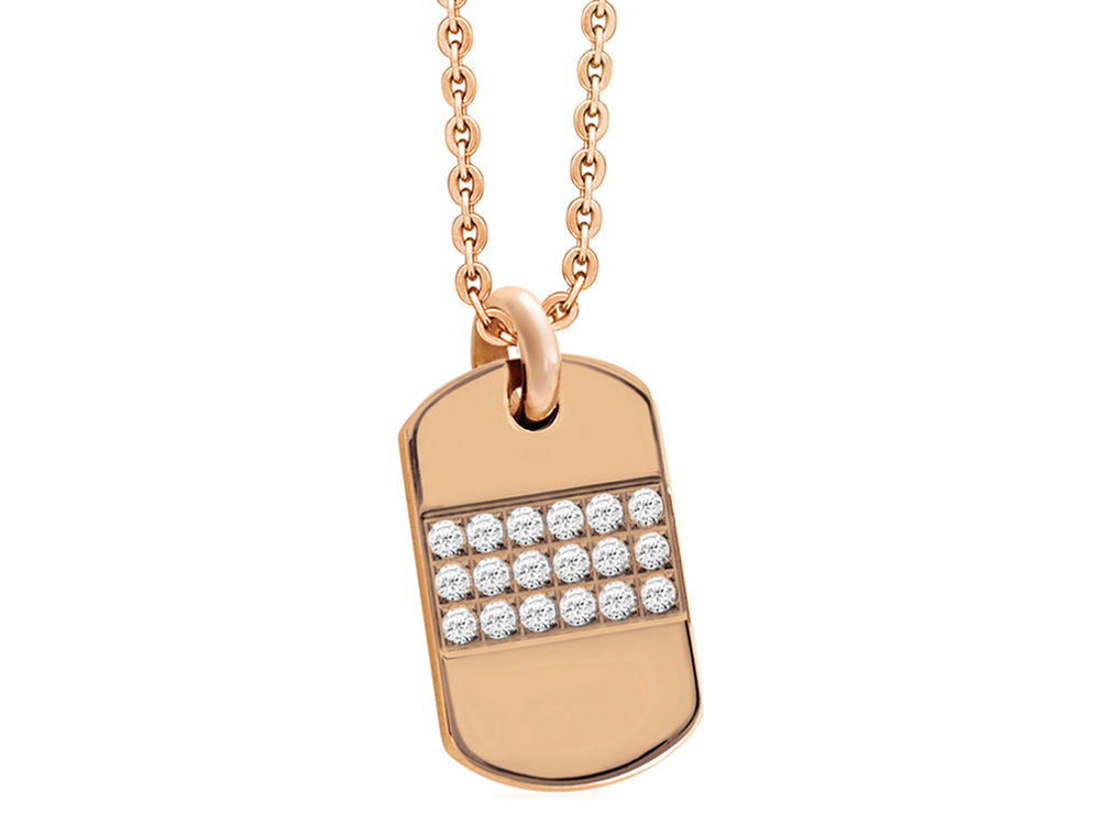 Halsband Inori Hollywood Rose Gold – utan gravyr Halsband Inori Hollywood Rose Gold – utan gravyr