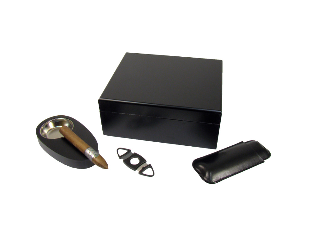 Humidor Angelo Wood Svartproduktzoombild #3