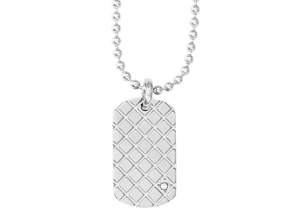 Halsband Inori Cubic Steel – utan gravyr Halsband Inori Cubic Steel – utan gravyr