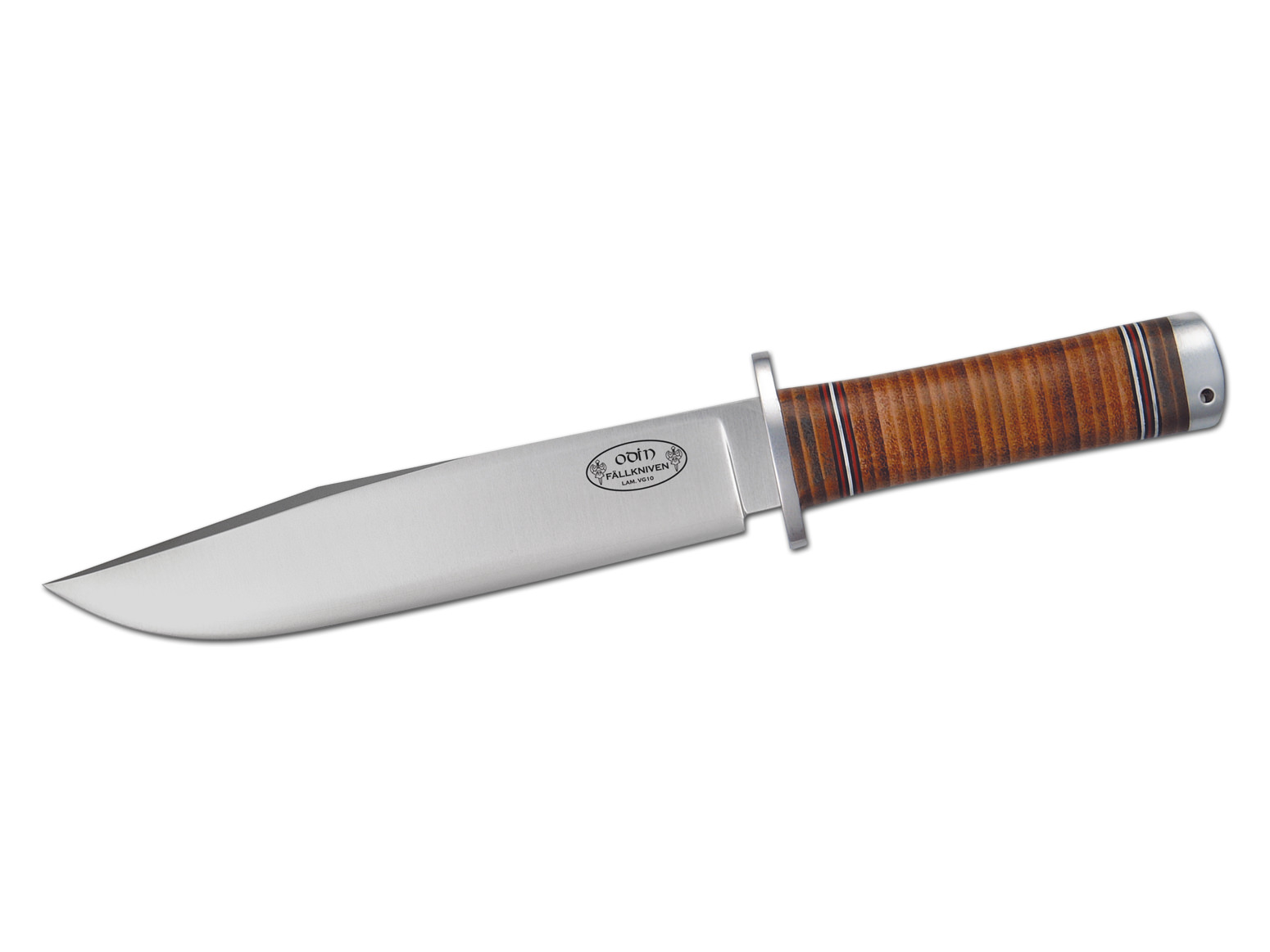 Jaktkniv Fällkniven Odin NL2L med Läder-hölsterproduktzoombild #1