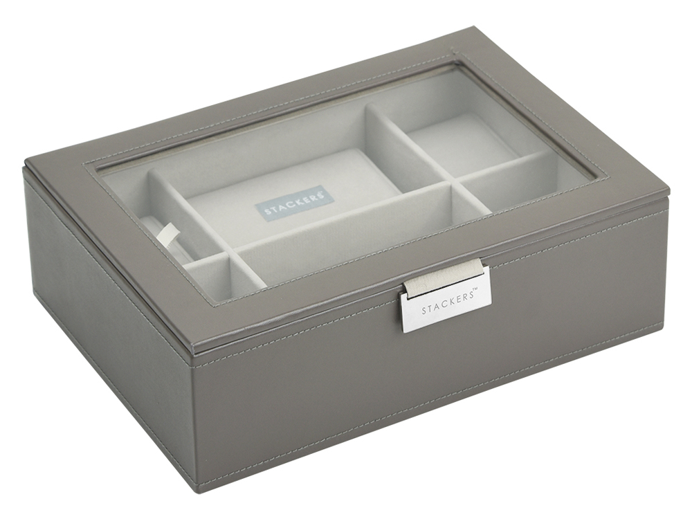 Klocklåda Stackers Mink & Grey – utan gravyr Klocklåda Stackers Mink & Grey – utan gravyr