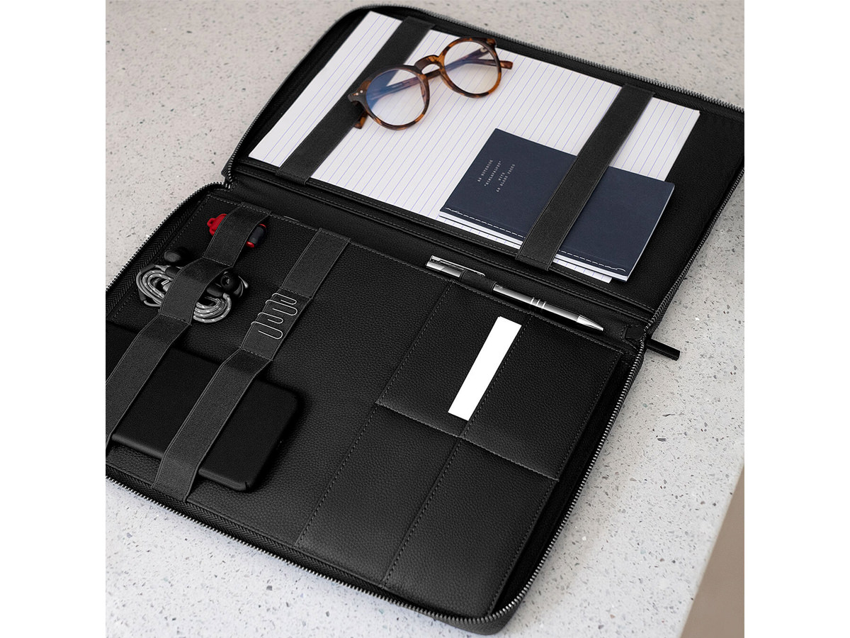 Konferensmapp Stackers Svart A4produktzoombild #3