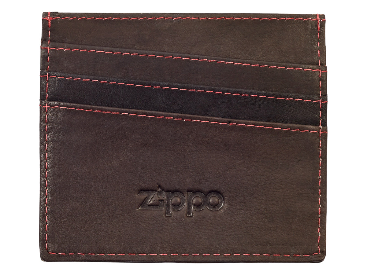 Kortfodral Herr Zippo Läder Mockaproduktzoombild #1