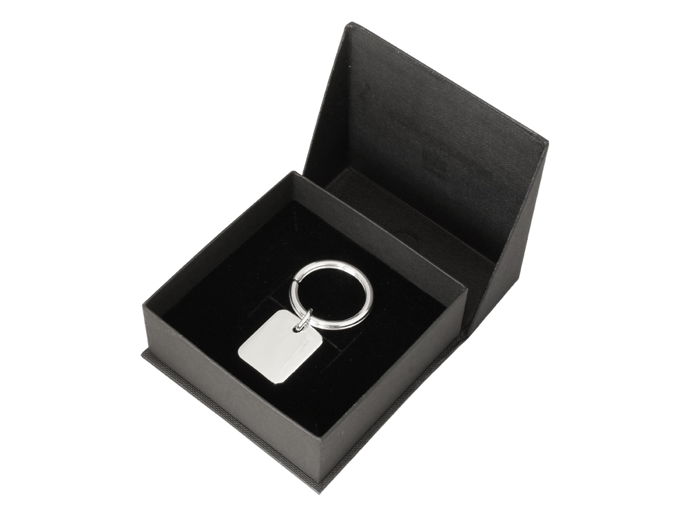 Nyckelring Sterling Silver Rectangle – utan gravyr Nyckelring Sterling Silver Rectangle – utan gravyr