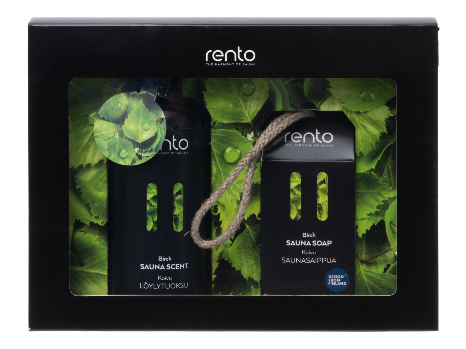 Presentset Rento Bastu Doft & Tvål Björkproduktzoombild #1