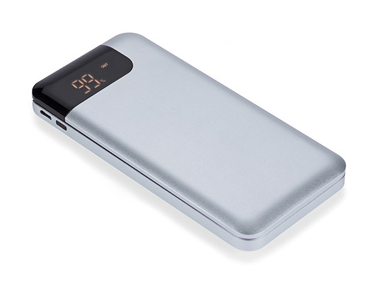 Powerbank Digital 10000 mAh Gråproduktzoombild #1