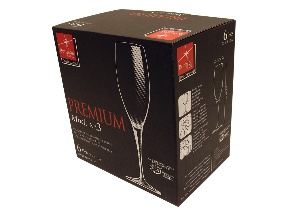 Champagneglas Bormioli Rocco Premium N3 6 stproduktzoombild #2