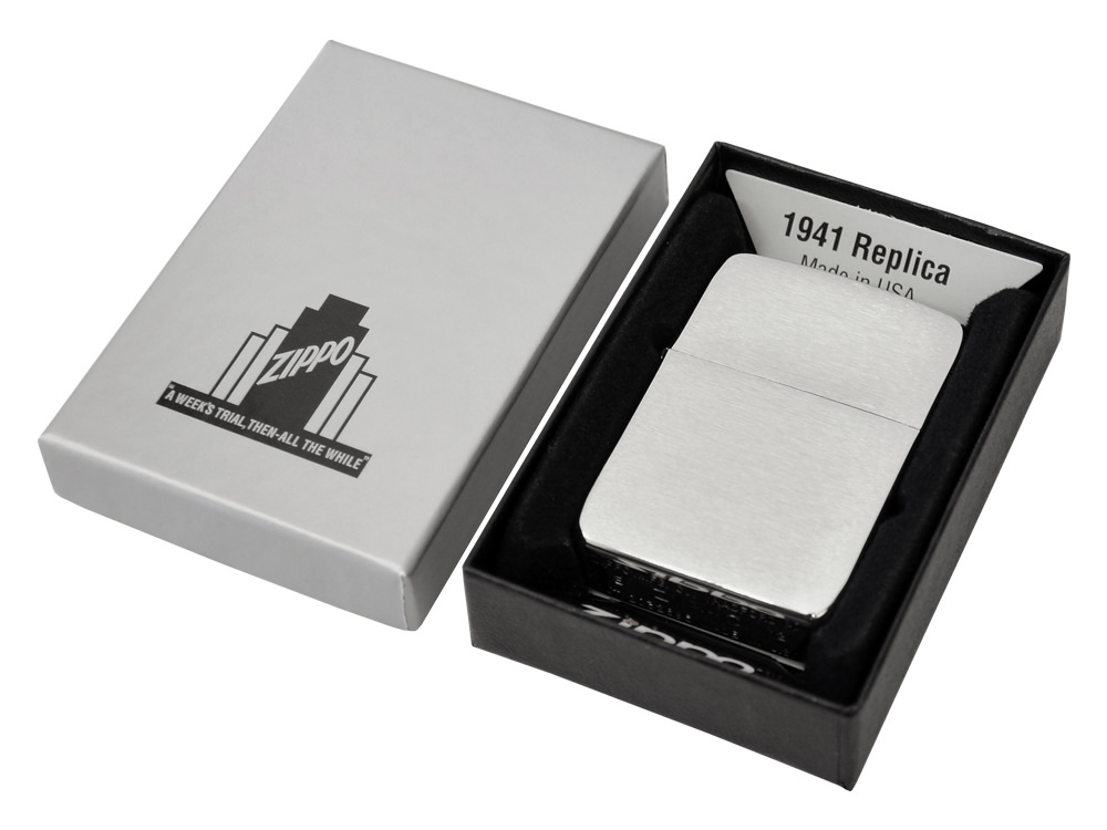 Zippo Replica 1941 Brushed Chromeproduktzoombild #3